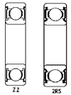 Single Row, Deep Groove Ball Bearings